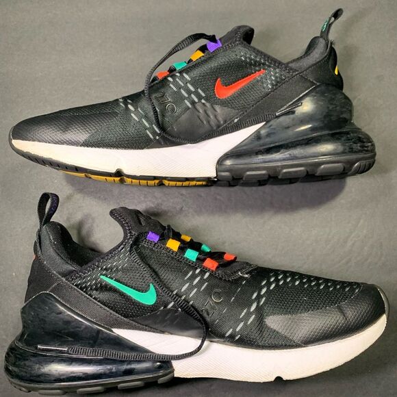 Nike Air Max 270 Men\'s Black Green Red Sneakers Shoe Size 8.5 main image 4